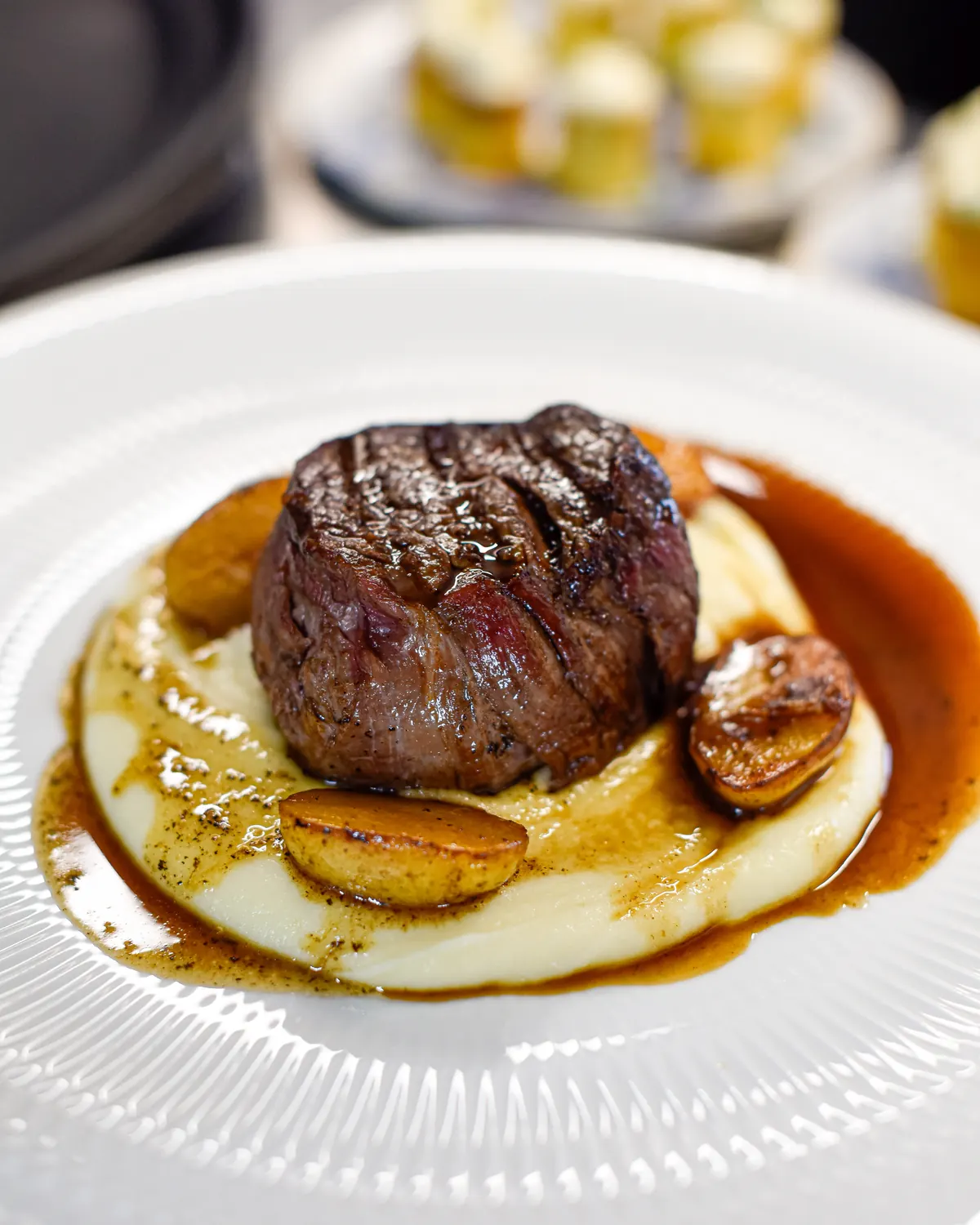 Aged beef tenderloin